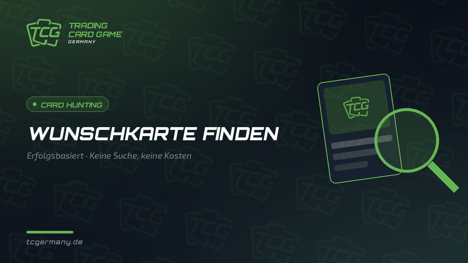 Seltene Sammelkarten und Slabs aus dem Card-Hunting-Netzwerk von TCG Germany